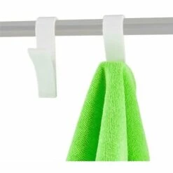 MSV Crochet Pour Sèche Serviette Blanc 2 Pcs - Blanc -Promos MSV Magasin 1148403 3