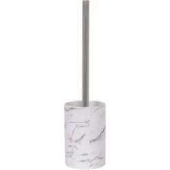 Set Brosse Wc MSV Toscana Blanc Mat À Poser - Blanc