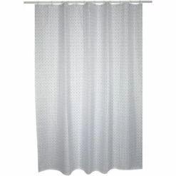 Rideau De Douche MSV Mosaik Noir 180cm - Noir