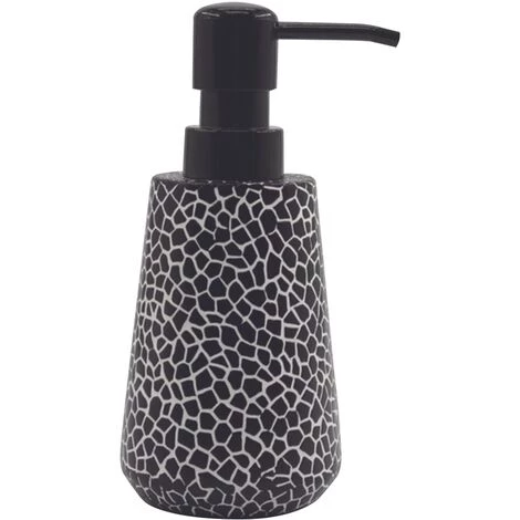 Distributeur De Savon MSV Safari Noir - Noir 1 Distributeur De Savon MSV Safari Noir - Noir