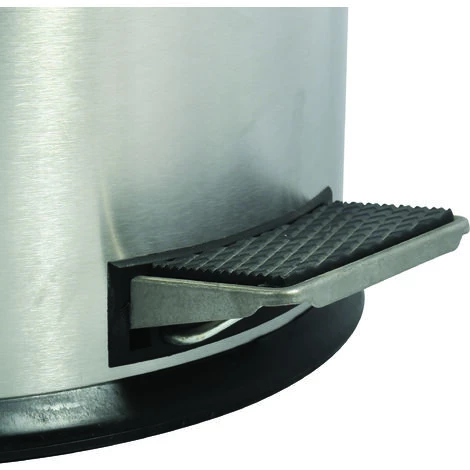 MSV Poubelle à Pédale Inox 20L Inox - Gris 3 MSV Poubelle à Pédale Inox 20L Inox - Gris – Image 3