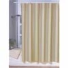MSV Rideau De Douche Plastique PVA 180x200cm Beige - Anneaux Inclus - Beige