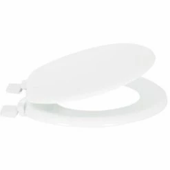 MSV Abattant WC MDF Blanc - Charnières PS - Blanc