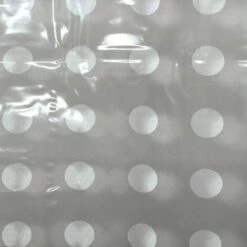 MSV Rideau De Douche PVC 180x200cm Gris - Anneaux Inclus - Gris -Promos MSV Magasin 29457923 3