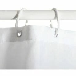 MSV Rideau De Douche Polyester 180x200cm Bambou Vert - Anneaux Inclus - Vert -Promos MSV Magasin 29457927 3