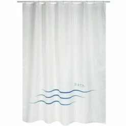 MSV Rideau De Douche Polyester PACCO 180x200cm QUALITÉ PREMIUM Blanc - Anneaux Inclus - Blanc -Promos MSV Magasin 29458118 3