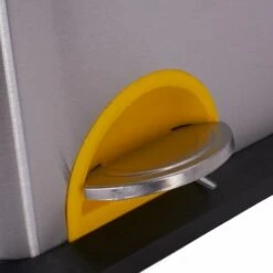 MSV Poubelle à Pédale Tri Sélectif Inox 2x20L Brossé - Gris -Promos MSV Magasin 29458210 5