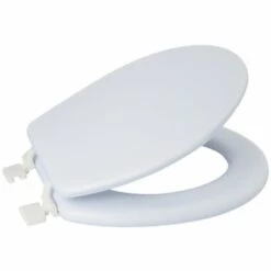 MSV Abattant WC PVC Moelleux Blanc - Charnières PS - Blanc -Promos MSV Magasin 29458392 3