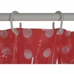 MSV Rideau De Douche PVC 180x200cm Rouge - Anneaux Inclus - Rouge 5 MSV Rideau De Douche PVC 180x200cm Rouge - Anneaux Inclus - Rouge -Promos MSV Magasin 29458410 3