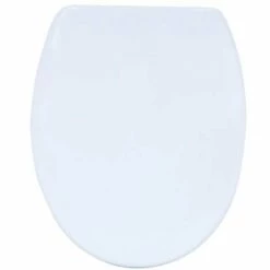 MSV Abattant WC Thermo Dur Blanc - Charnières Inox - Blanc