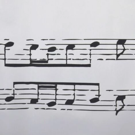 MSV Rideau De Douche Polyester VIVALDI 180x200cm QUALITÉ PREMIUM Noir & Blanc - Anneaux Inclus - Noir 2 MSV Rideau De Douche Polyester VIVALDI 180x200cm QUALITÉ PREMIUM Noir & Blanc - Anneaux Inclus - Noir – Image 2