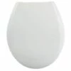 MSV Abattant WC Thermo Dur ARIZONA Blanc - Charnières Inox - Blanc