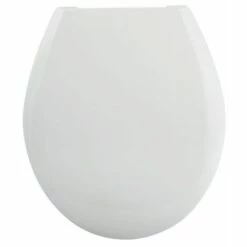 MSV Abattant WC Thermo Dur ARIZONA Blanc - Charnières Inox - Blanc