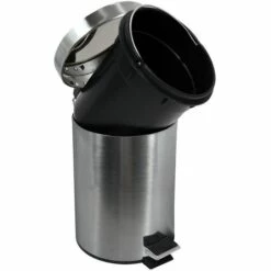 MSV Poubelle à Pédale Inox 5L Inox Satiné - Gris -Promos MSV Magasin 29458543 5