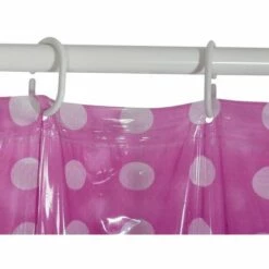 MSV Rideau De Douche PVC 180x200cm Violet - Anneaux Inclus - Violet 6 MSV Rideau De Douche PVC 180x200cm Violet - Anneaux Inclus - Violet -Promos MSV Magasin 29458568 3