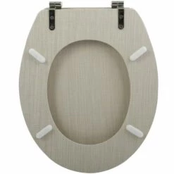 MSV Abattant WC MDF LINZ Bleige - Charnières Inox - Beige -Promos MSV Magasin 29458590 3