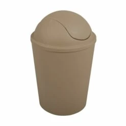MSV Poubelle à Bascule PP AKO 5,5L Taupe - Taupe