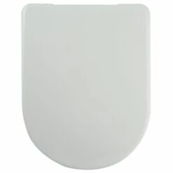MSV Abattant WC Thermo Dur VERSA Blanc - Charnières Inox - Blanc