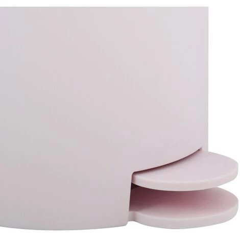 MSV Poubelle à Pédale PP OSAKI 3L Rose Pastel - Rose 2 MSV Poubelle à Pédale PP OSAKI 3L Rose Pastel - Rose – Image 2