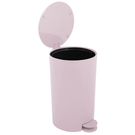 MSV Poubelle à Pédale PP OSAKI 3L Rose Pastel - Rose 4 MSV Poubelle à Pédale PP OSAKI 3L Rose Pastel - Rose – Image 4
