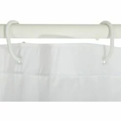 MSV Rideau De Douche Polyester BREST 180x200cm QUALITÉ PREMIUM Taupe - Anneaux Inclus - Taupe -Promos MSV Magasin 29458672 3