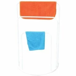 MSV Porte Serviettes Acier LUNE Blanc - Blanc -Promos MSV Magasin 29458774 3