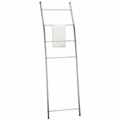 MSV Porte Serviettes Echelle Metal Chrome - Gris