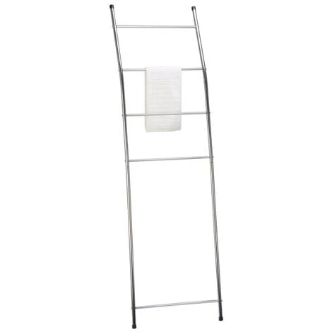 MSV Porte Serviettes Echelle Metal Chrome - Gris 1 MSV Porte Serviettes Echelle Metal Chrome - Gris