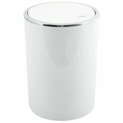 MSV Poubelle à Bascule PP KAMAKA 6L Blanc - Blanc