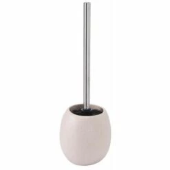 MSV Brosse Wc Avec Support Céramique MANALI Beige - Beige