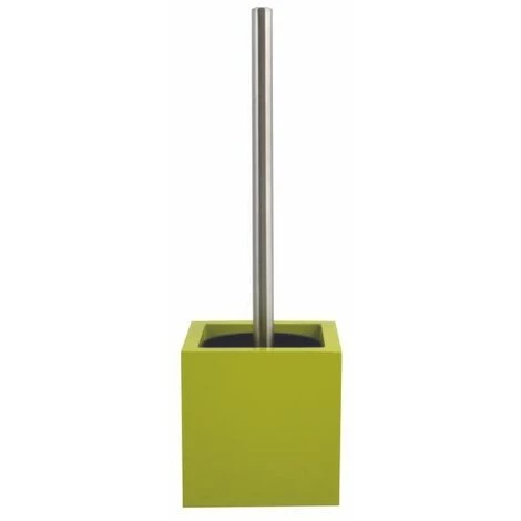 MSV Brosse Wc Avec Support MDF Inox Vert Pistache - Vert 1 MSV Brosse Wc Avec Support MDF Inox Vert Pistache - Vert