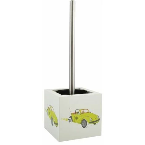 MSV Brosse Wc Avec Support MDF & Acier Inox Carré Cox 70' - Blanc 1 MSV Brosse Wc Avec Support MDF & Acier Inox Carré Cox 70' - Blanc