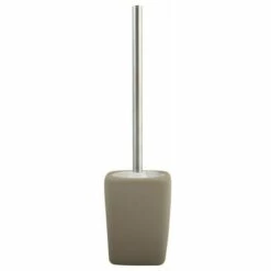 MSV Brosse Wc Avec Support Céramique HAITI Taupe - Taupe