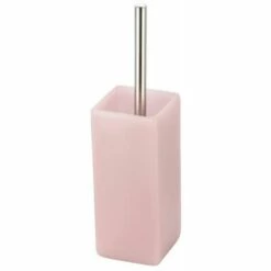 MSV Brosse Wc Avec Support Polyresine QUITO Rose - Rose