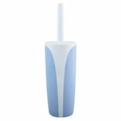 MSV Brosse Wc Avec Support Polyresine Kandy Bleu Pastel - Bleu