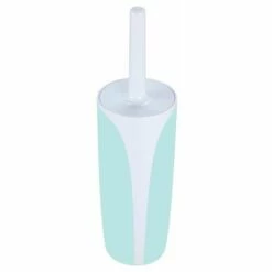 MSV Brosse Wc Avec Support Polyresine Kandy Vert Pastel - Vert