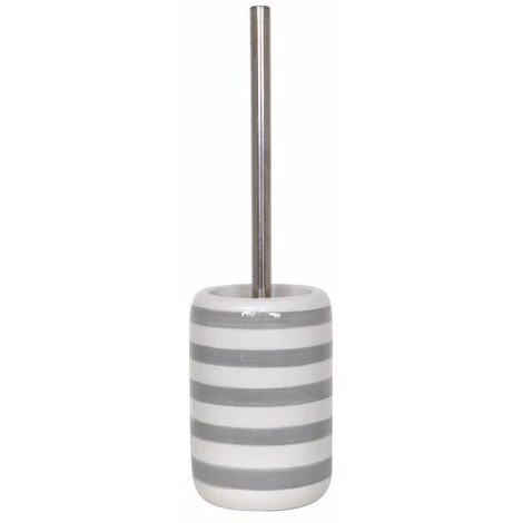 MSV Brosse Wc Avec Support Céramique SEAUVILLE Gris - Gris 1 MSV Brosse Wc Avec Support Céramique SEAUVILLE Gris - Gris