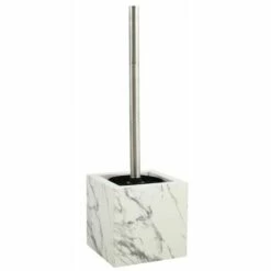 MSV Brosse Wc Avec Support MDF & Acier Inox Toscana - Orange