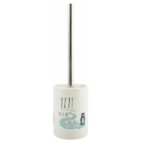 MSV Brosse Wc Avec Support Céramique RIO Blanc - Blanc 1 MSV Brosse Wc Avec Support Céramique RIO Blanc - Blanc