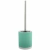 MSV Brosse Wc Avec Support Céramique CAGLIARI Bleu Clair - Bleu