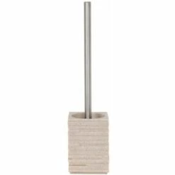 MSV Brosse Wc Avec Support Polyresine LUND Beige - Beige