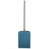 MSV Brosse Wc Avec Support Polyresine KUBIK Bleu - Bleu