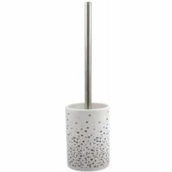 MSV Brosse Wc Avec Support Céramique BREST Taupe - Taupe