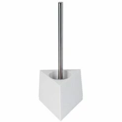 MSV Brosse Wc Avec Support Polyresine SUEZ Blanc - Blanc