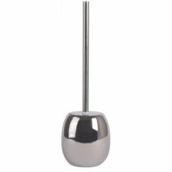 MSV Brosse Wc Avec Support Céramique DAKHLA Argenté - Argent