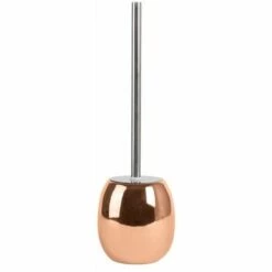 MSV Brosse Wc Avec Support Céramique KYMI Effet Cuivre - Cuivré