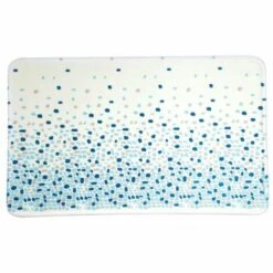MSV Tapis De Bain Microfibre 45x75cm BREST Bleu - Bleu