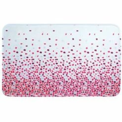 MSV Tapis De Bain Microfibre 45x75cm BREST Rose - Rose