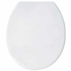 MSV Abattant WC PP Blanc - Charnières Inox - Blanc