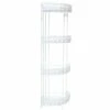 MSV Etagère D'angle De Douche 4 Niveaux à Fixer AGADIR Blanc - Blanc